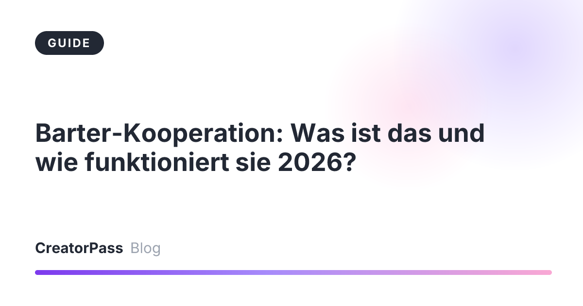 Barter-Kooperation: Was ist das und wie funktioniert sie 2026?